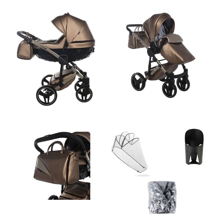 JUNAMA FLUO LINE V2 KOLICA ZA BEBE SET 2U1
